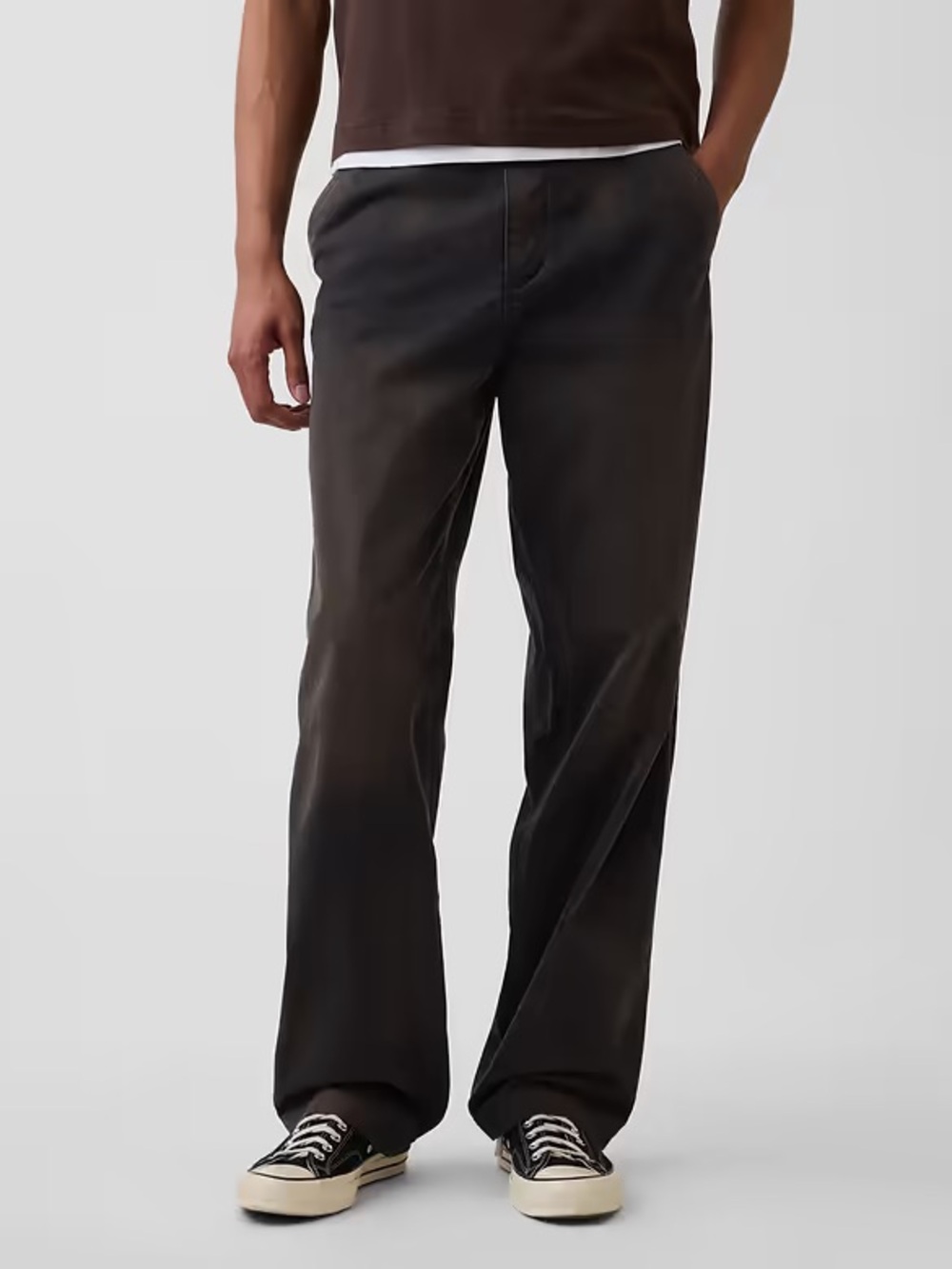 GAP Black Baggy Chinos